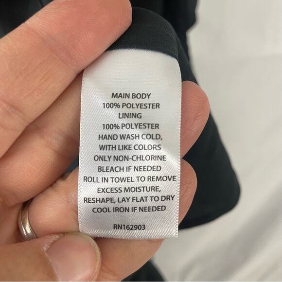 EUC‎ Rachel Parcell Long Sleeve Hammered Ruffled Satin Wrap Dress Black size XXS - Picture 12 of 12